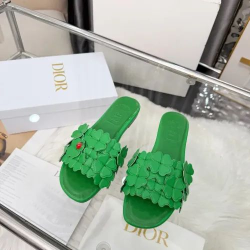 Replica Christian Dior Slippers For Women #1433037 $98.00 USD for Wholesale