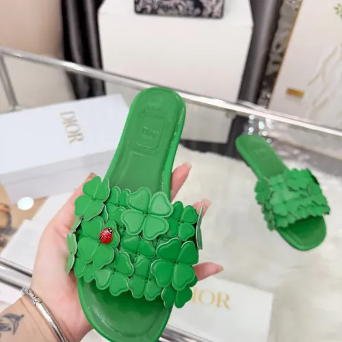 Replica Christian Dior Slippers For Women #1433037 $98.00 USD for Wholesale