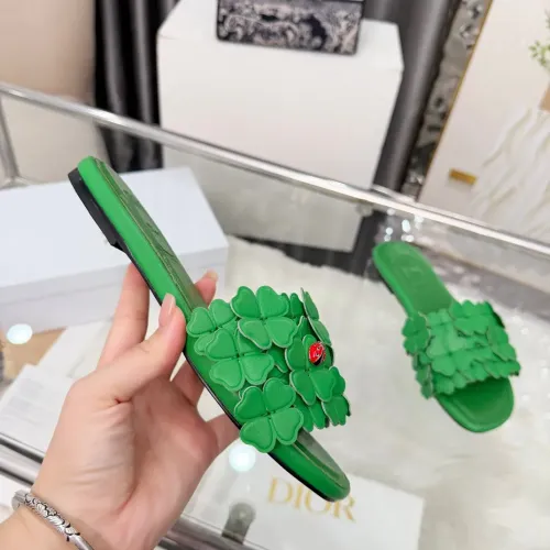 Replica Christian Dior Slippers For Women #1433037 $98.00 USD for Wholesale