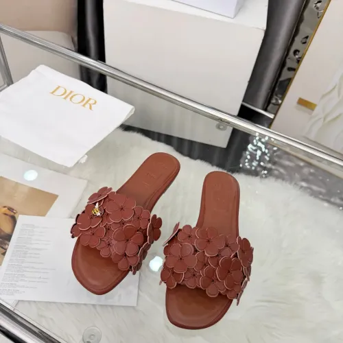 Replica Christian Dior Slippers For Women #1433042 $98.00 USD for Wholesale