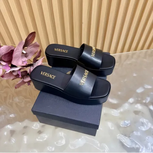 Wholesale Versace Slippers For Women #1433106 $105.00 USD, Wholesale Quality Replica Versace Slippers