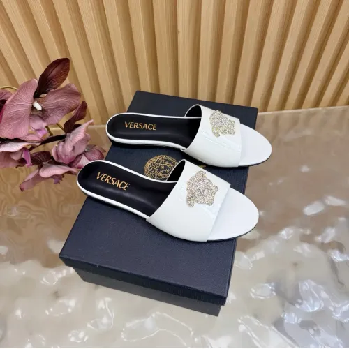 Wholesale Versace Slippers For Women #1433110 $108.00 USD, Wholesale Quality Replica Versace Slippers