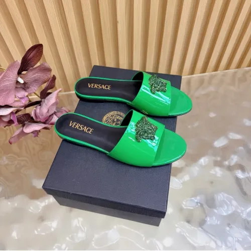 Wholesale Versace Slippers For Women #1433111 $108.00 USD, Wholesale Quality Replica Versace Slippers