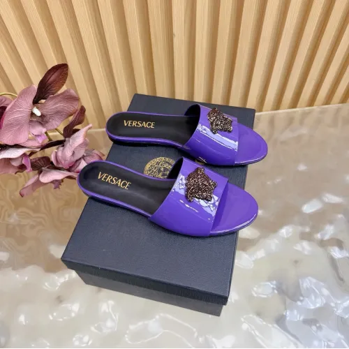 Wholesale Versace Slippers For Women #1433112 $108.00 USD, Wholesale Quality Replica Versace Slippers
