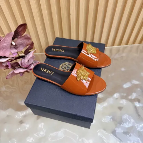 Wholesale Versace Slippers For Women #1433113 $108.00 USD, Wholesale Quality Replica Versace Slippers