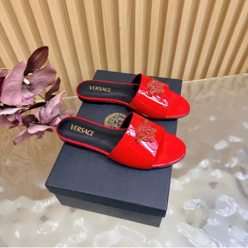 Wholesale Versace Slippers For Women #1433114 $108.00 USD, Wholesale Quality Replica Versace Slippers