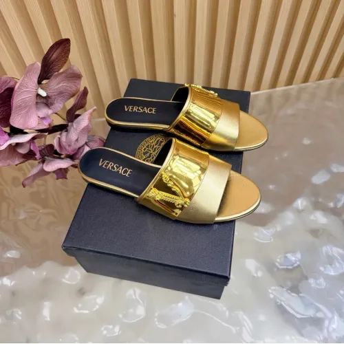 Wholesale Versace Slippers For Women #1433118 $102.00 USD, Wholesale Quality Replica Versace Slippers