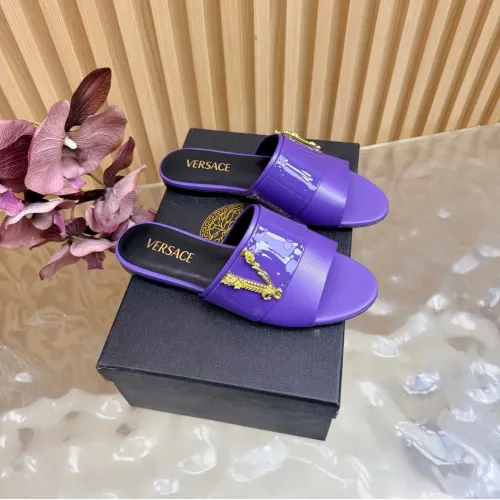Wholesale Versace Slippers For Women #1433119 $102.00 USD, Wholesale Quality Replica Versace Slippers