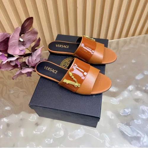 Wholesale Versace Slippers For Women #1433121 $102.00 USD, Wholesale Quality Replica Versace Slippers