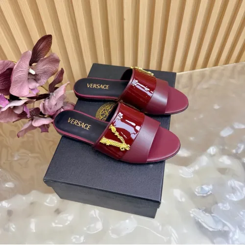 Wholesale Versace Slippers For Women #1433122 $102.00 USD, Wholesale Quality Replica Versace Slippers