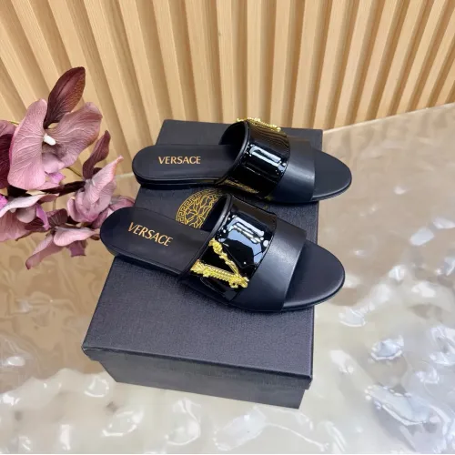 Wholesale Versace Slippers For Women #1433124 $102.00 USD, Wholesale Quality Replica Versace Slippers