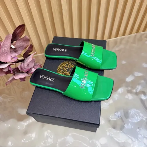 Wholesale Versace Slippers For Women #1433128 $102.00 USD, Wholesale Quality Replica Versace Slippers