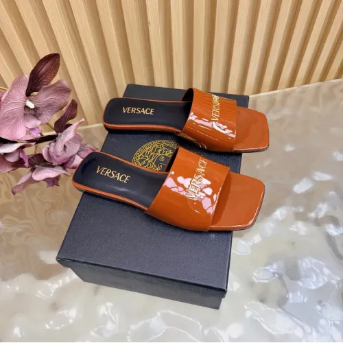 Wholesale Versace Slippers For Women #1433130 $102.00 USD, Wholesale Quality Replica Versace Slippers