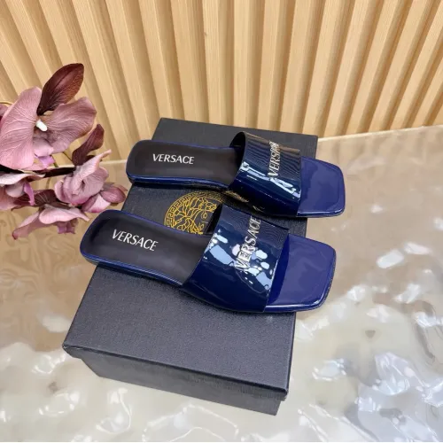 Wholesale Versace Slippers For Women #1433134 $102.00 USD, Wholesale Quality Replica Versace Slippers