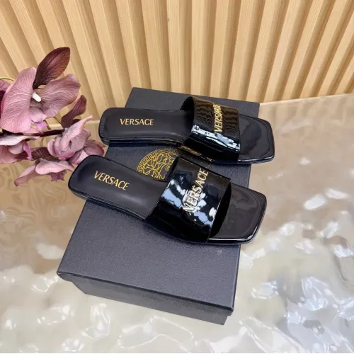 Wholesale Versace Slippers For Women #1433135 $102.00 USD, Wholesale Quality Replica Versace Slippers