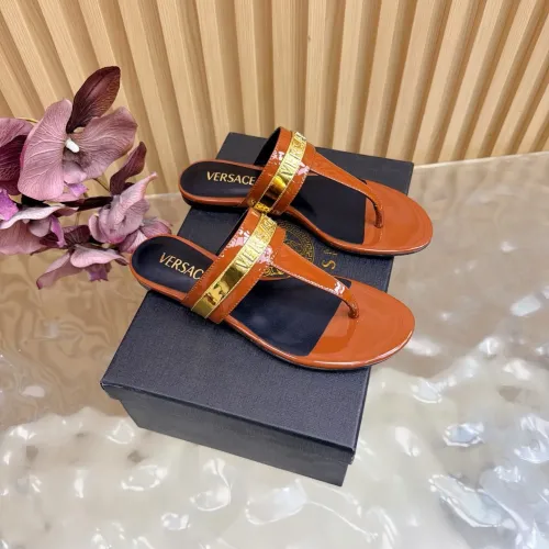 Wholesale Versace Slippers For Women #1433139 $102.00 USD, Wholesale Quality Replica Versace Slippers