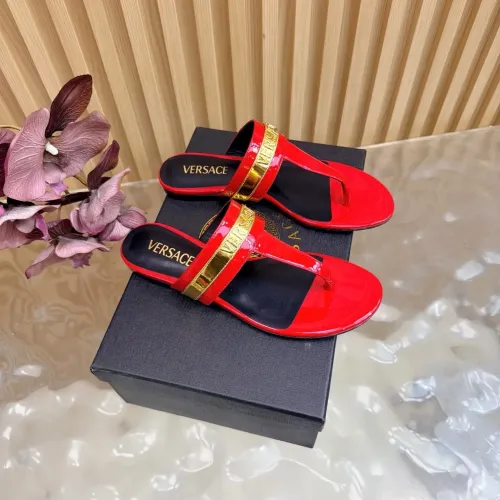 Wholesale Versace Slippers For Women #1433140 $102.00 USD, Wholesale Quality Replica Versace Slippers