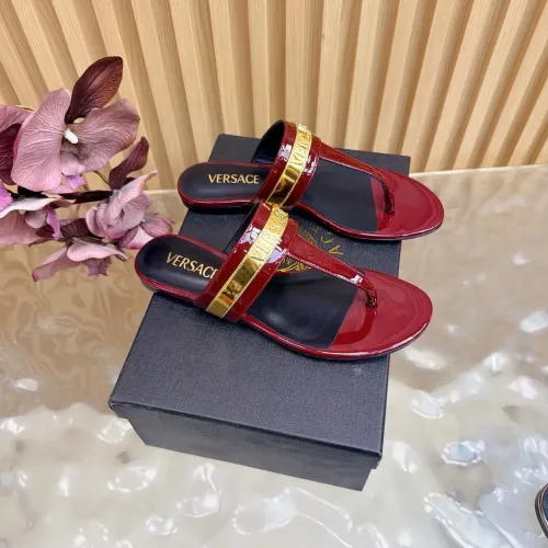 Wholesale Versace Slippers For Women #1433141 $102.00 USD, Wholesale Quality Replica Versace Slippers