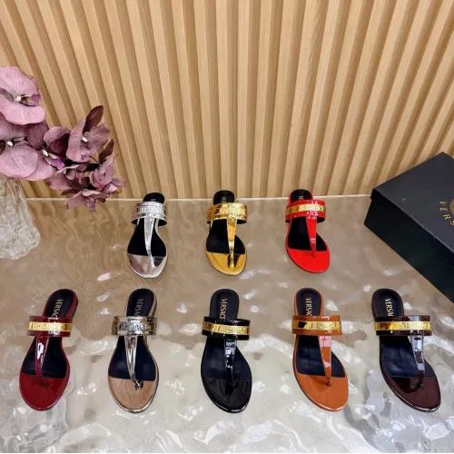 Replica Versace Slippers For Women #1433141 $102.00 USD for Wholesale