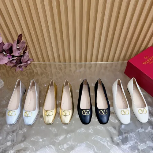 Replica Valentino Flat Shoes For Women #1433147 $108.00 USD for Wholesale