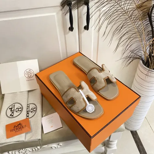 Wholesale Hermes Slippers For Women #1433154 $108.00 USD, Wholesale Quality Replica Hermes Slippers
