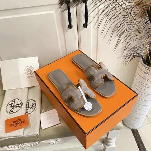 Wholesale Hermes Slippers For Women #1433155 $108.00 USD, Wholesale Quality Replica Hermes Slippers