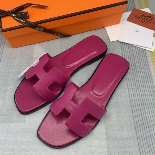 Wholesale Hermes Slippers For Women #1433198 $92.00 USD, Wholesale Quality Replica Hermes Slippers