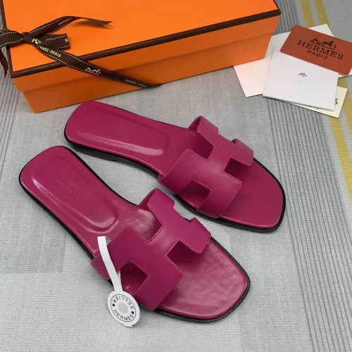 Replica Hermes Slippers For Women #1433198 $92.00 USD for Wholesale