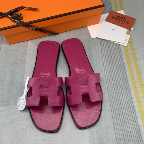 Replica Hermes Slippers For Women #1433198 $92.00 USD for Wholesale