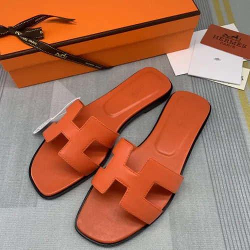 Wholesale Hermes Slippers For Women #1433199 $92.00 USD, Wholesale Quality Replica Hermes Slippers