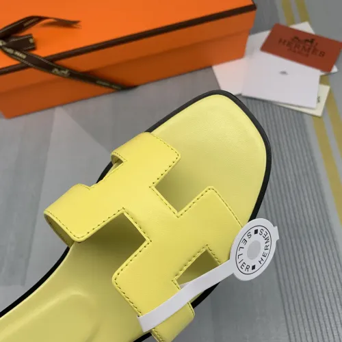 Replica Hermes Slippers For Women #1433200 $92.00 USD for Wholesale