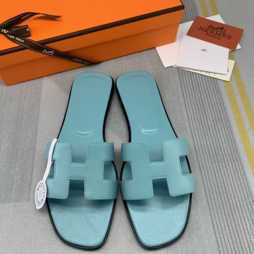 Replica Hermes Slippers For Women #1433201 $92.00 USD for Wholesale