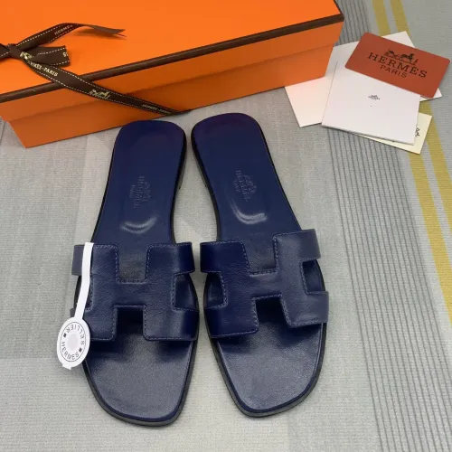 Replica Hermes Slippers For Women #1433203 $92.00 USD for Wholesale