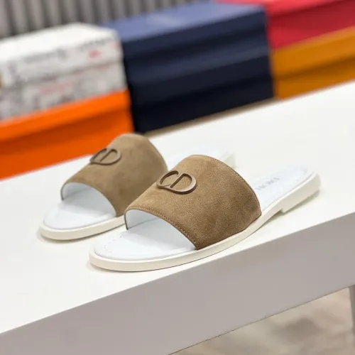 Replica Christian Dior Slippers For Men #1433205 $60.00 USD for Wholesale