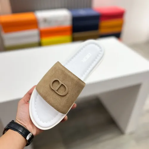 Replica Christian Dior Slippers For Men #1433205 $60.00 USD for Wholesale