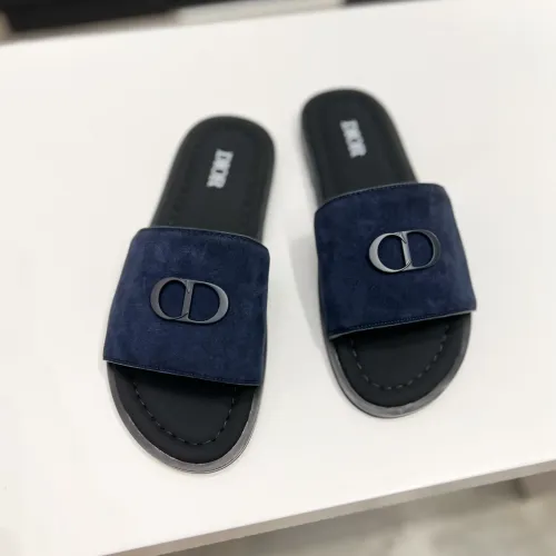 Replica Christian Dior Slippers For Men #1433206 $60.00 USD for Wholesale