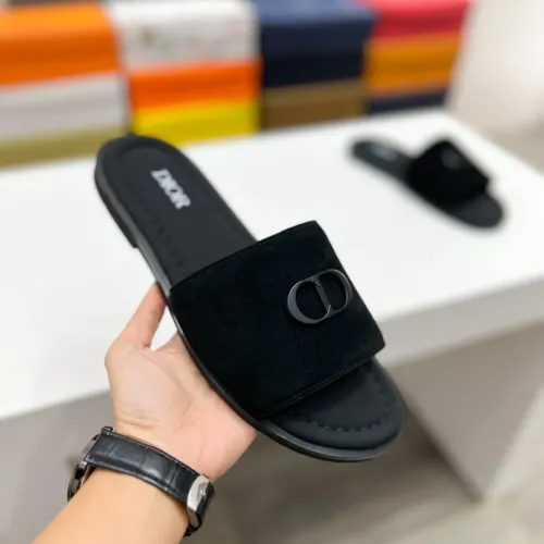 Replica Christian Dior Slippers For Men #1433207 $60.00 USD for Wholesale