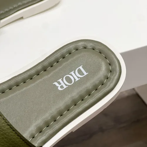 Replica Christian Dior Slippers For Men #1433208 $60.00 USD for Wholesale