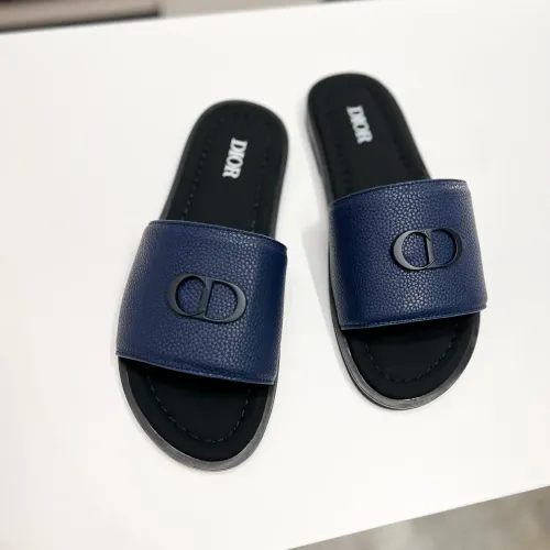 Replica Christian Dior Slippers For Men #1433210 $60.00 USD for Wholesale