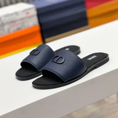 Replica Christian Dior Slippers For Men #1433210 $60.00 USD for Wholesale