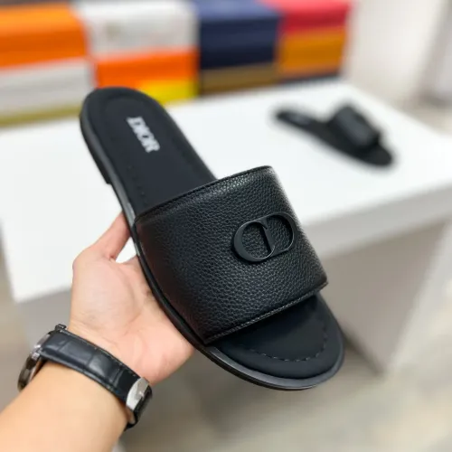 Replica Christian Dior Slippers For Men #1433211 $60.00 USD for Wholesale