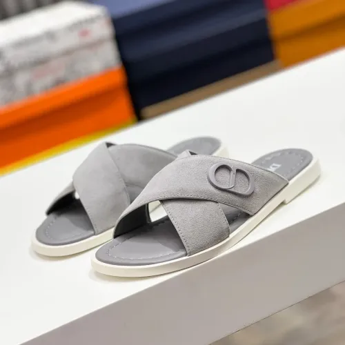 Wholesale Christian Dior Slippers For Men #1433213 $60.00 USD, Wholesale Quality Replica Christian Dior Slippers