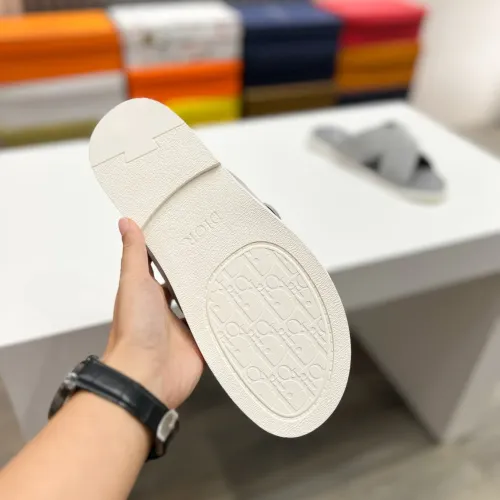 Replica Christian Dior Slippers For Men #1433213 $60.00 USD for Wholesale