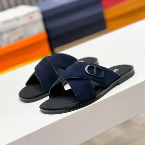 Wholesale Christian Dior Slippers For Men #1433214 $60.00 USD, Wholesale Quality Replica Christian Dior Slippers