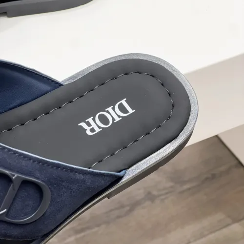 Replica Christian Dior Slippers For Men #1433214 $60.00 USD for Wholesale
