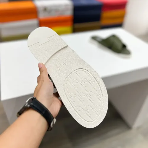 Replica Christian Dior Slippers For Men #1433217 $60.00 USD for Wholesale