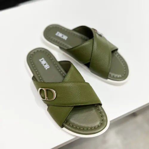 Replica Christian Dior Slippers For Men #1433217 $60.00 USD for Wholesale