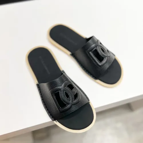 Wholesale Dolce &amp; Gabbana D&amp;G Slippers For Men #1433220 $64.00 USD, Wholesale Quality Replica Dolce &amp; Gabbana D&amp;G Slippers