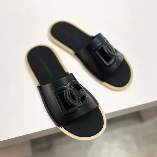Wholesale Dolce &amp; Gabbana D&amp;G Slippers For Men #1433234 $64.00 USD, Wholesale Quality Replica Dolce &amp; Gabbana D&amp;G Slippers