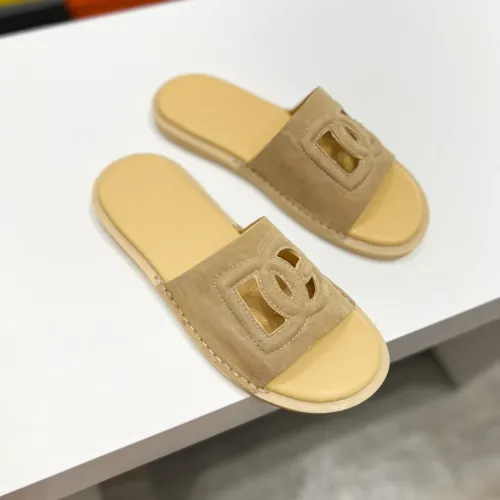 Wholesale Dolce &amp; Gabbana D&amp;G Slippers For Men #1433237 $64.00 USD, Wholesale Quality Replica Dolce &amp; Gabbana D&amp;G Slippers